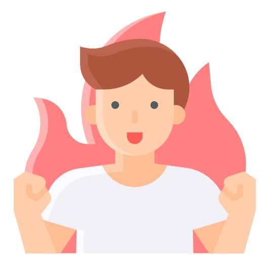 연애 타입 일러스트